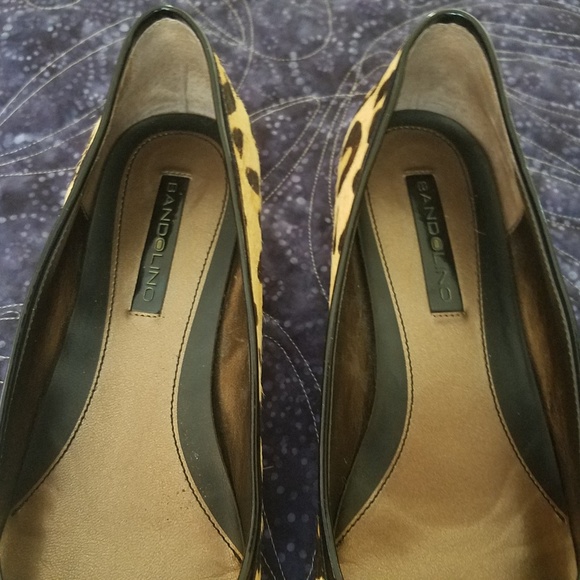 Bandolino leopard print and patent flats, 7.5 M - Picture 6 of 7